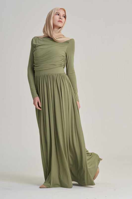Amara: Drape Dress