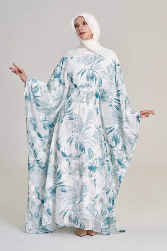 Seren: Floral Butterfly Abaya