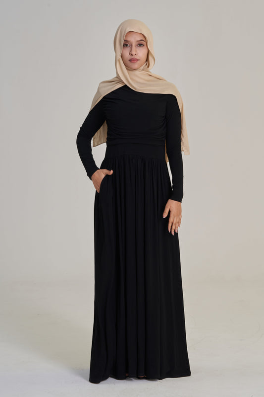Amara: Drape Dress