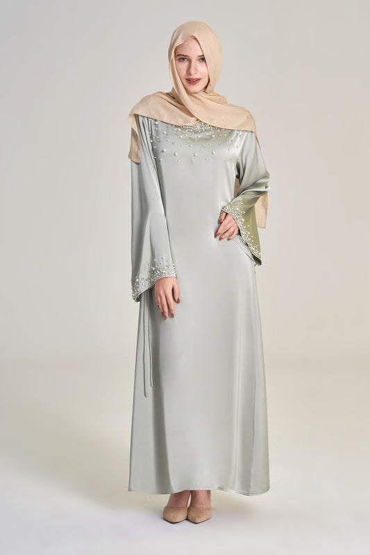 Ayla- Rhinestone and Pearl Dress