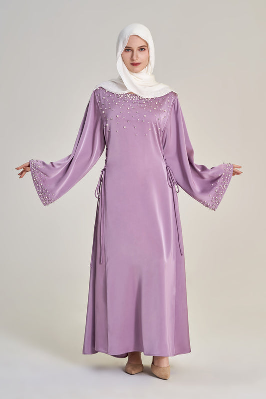 Ayla- Rhinestone and Pearl Dress