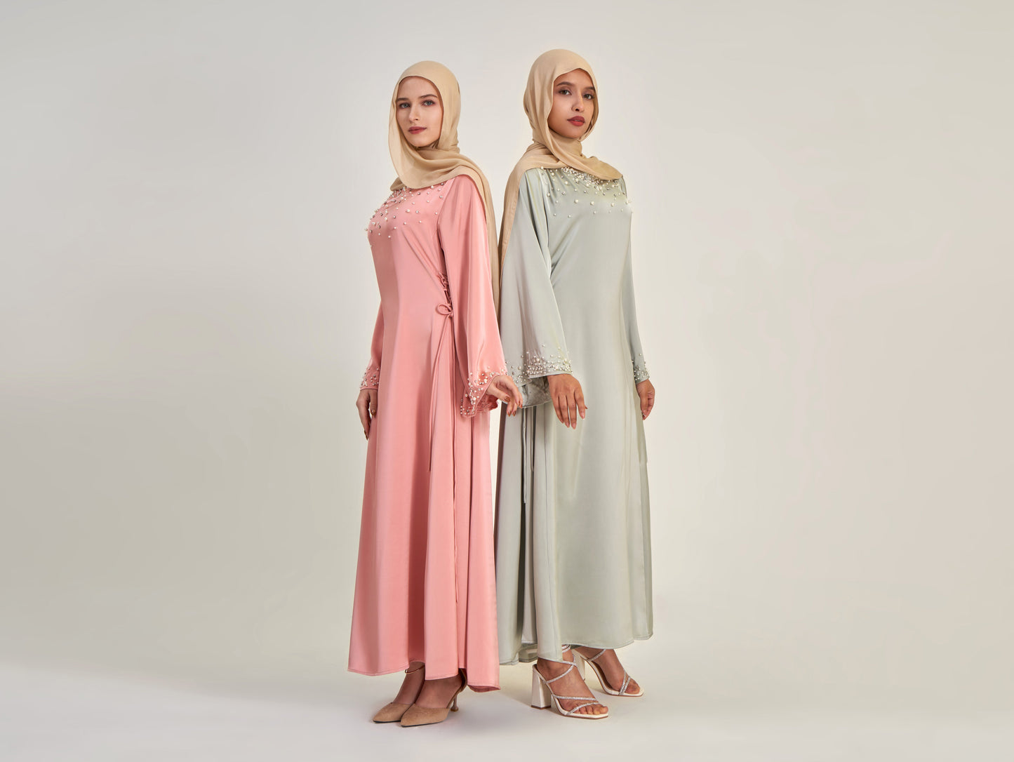 Ayla- Rhinestone and Pearl Dress