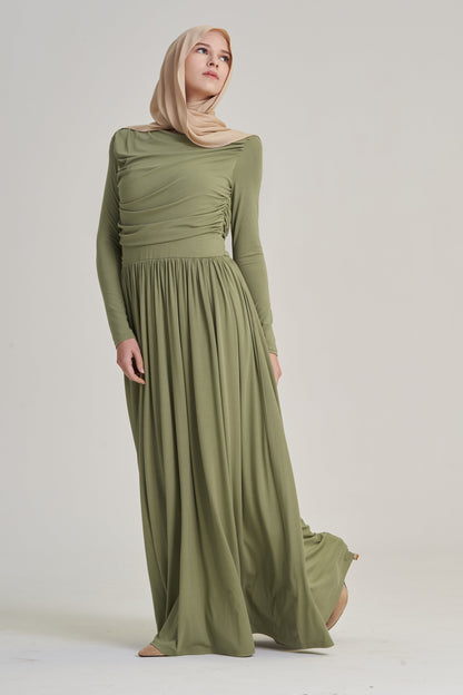 Amara: Drape Dress