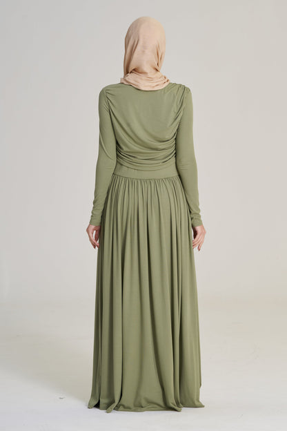Amara: Drape Dress