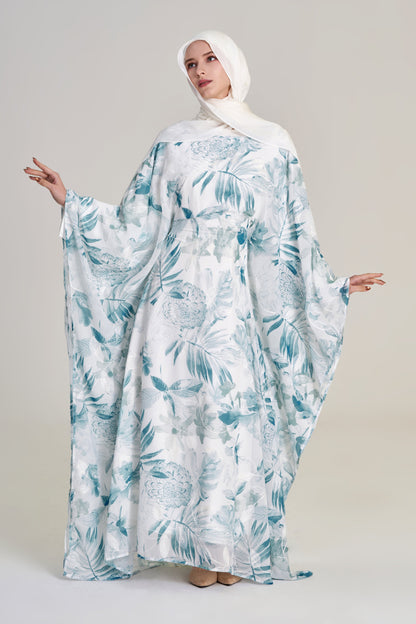 Seren: Floral Butterfly Abaya