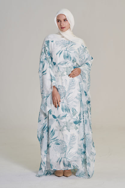 Seren: Floral Butterfly Abaya