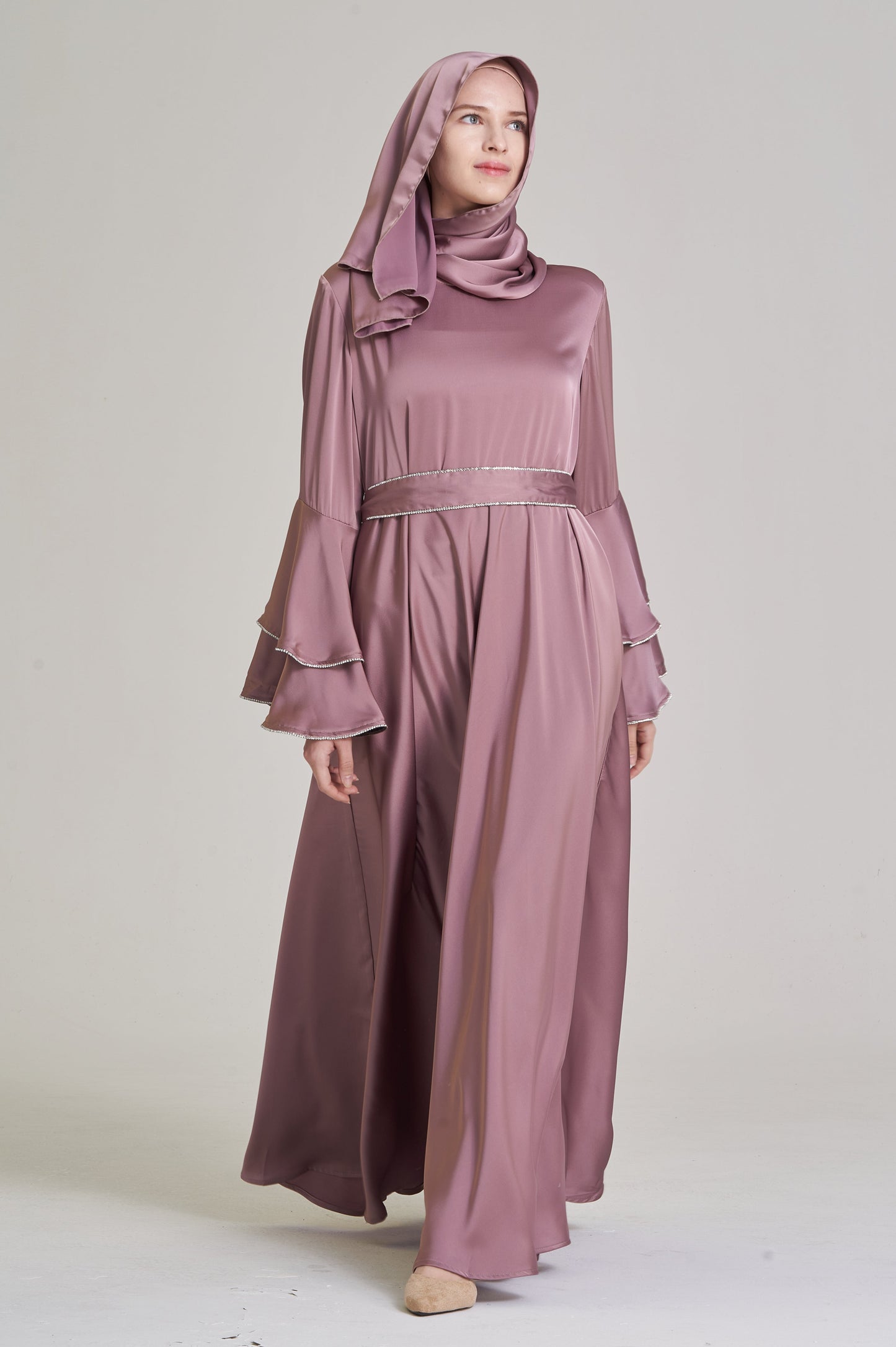 Elara: Abaya Dress Set