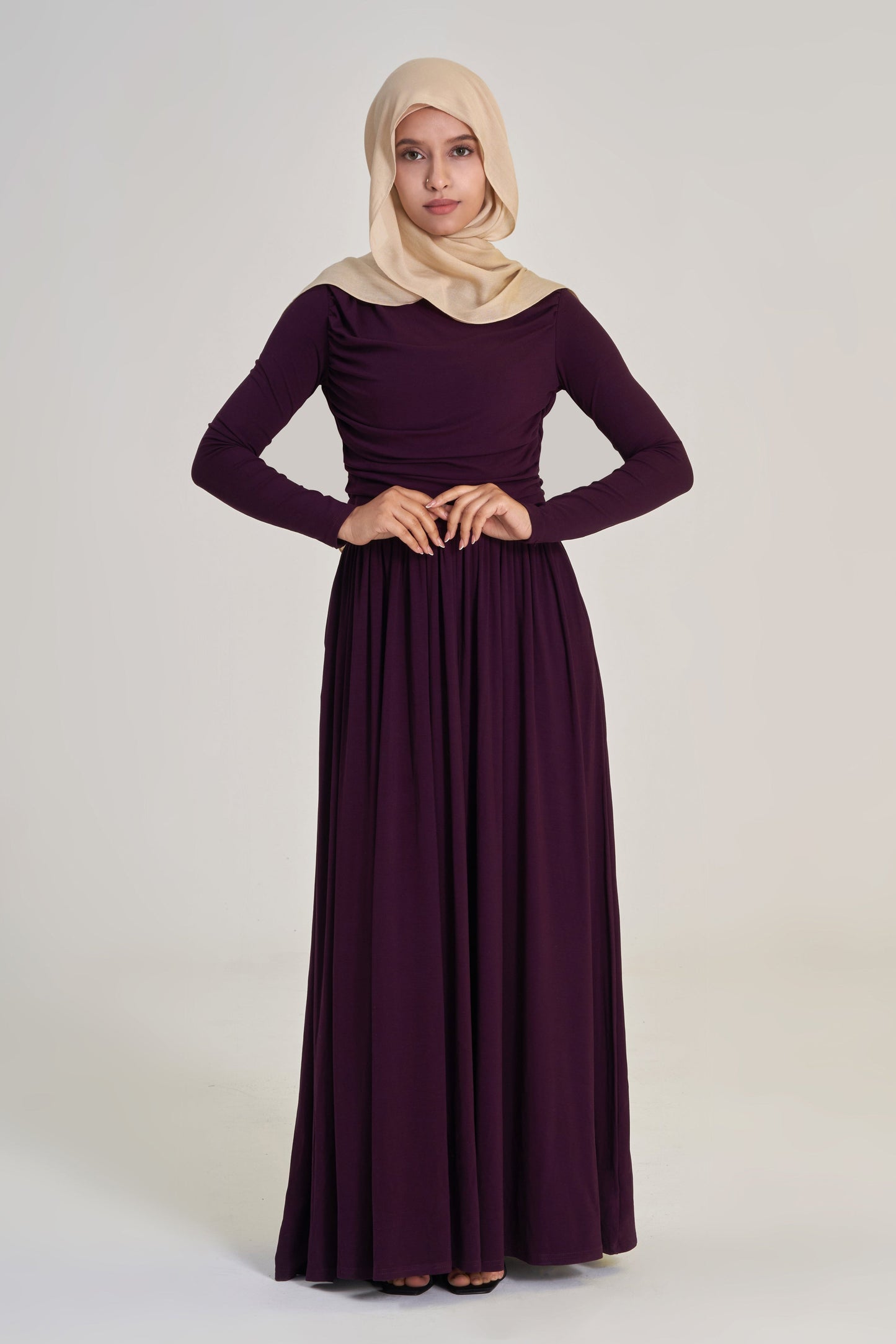 Amara: Drape Dress