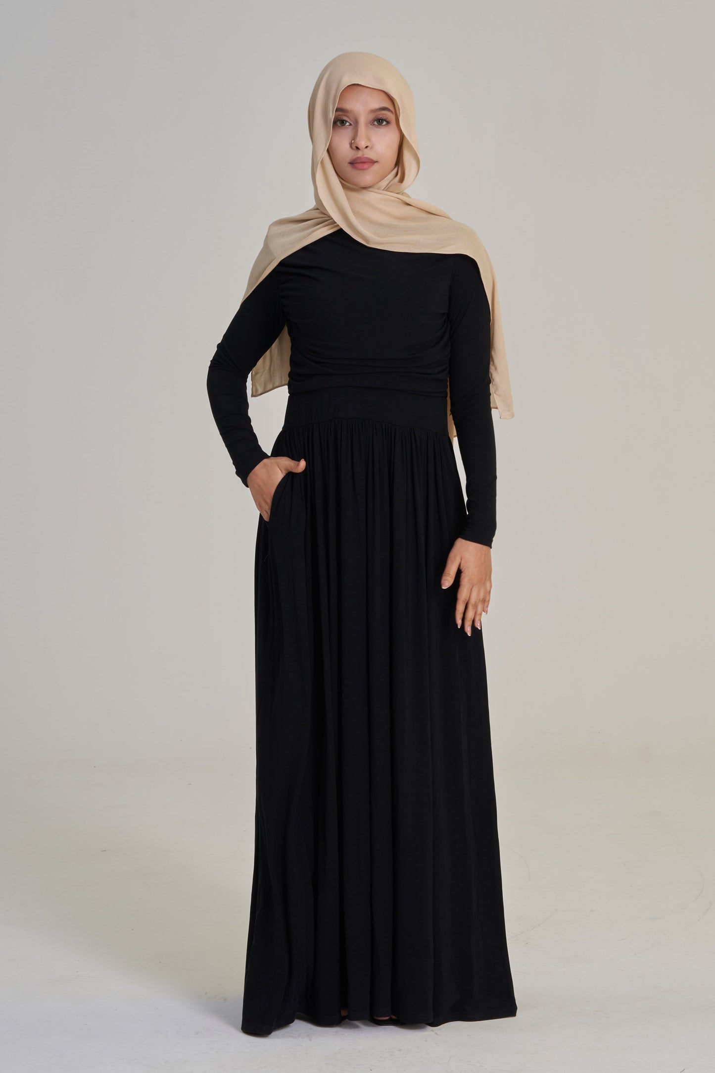 Amara: Drape Dress