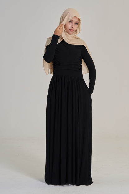 Amara: Drape Dress