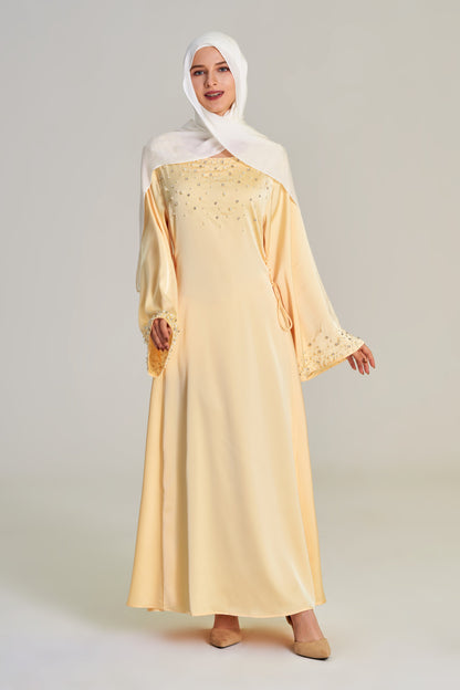 Ayla- Rhinestone and Pearl Dress