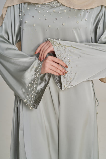 Ayla- Rhinestone and Pearl Dress