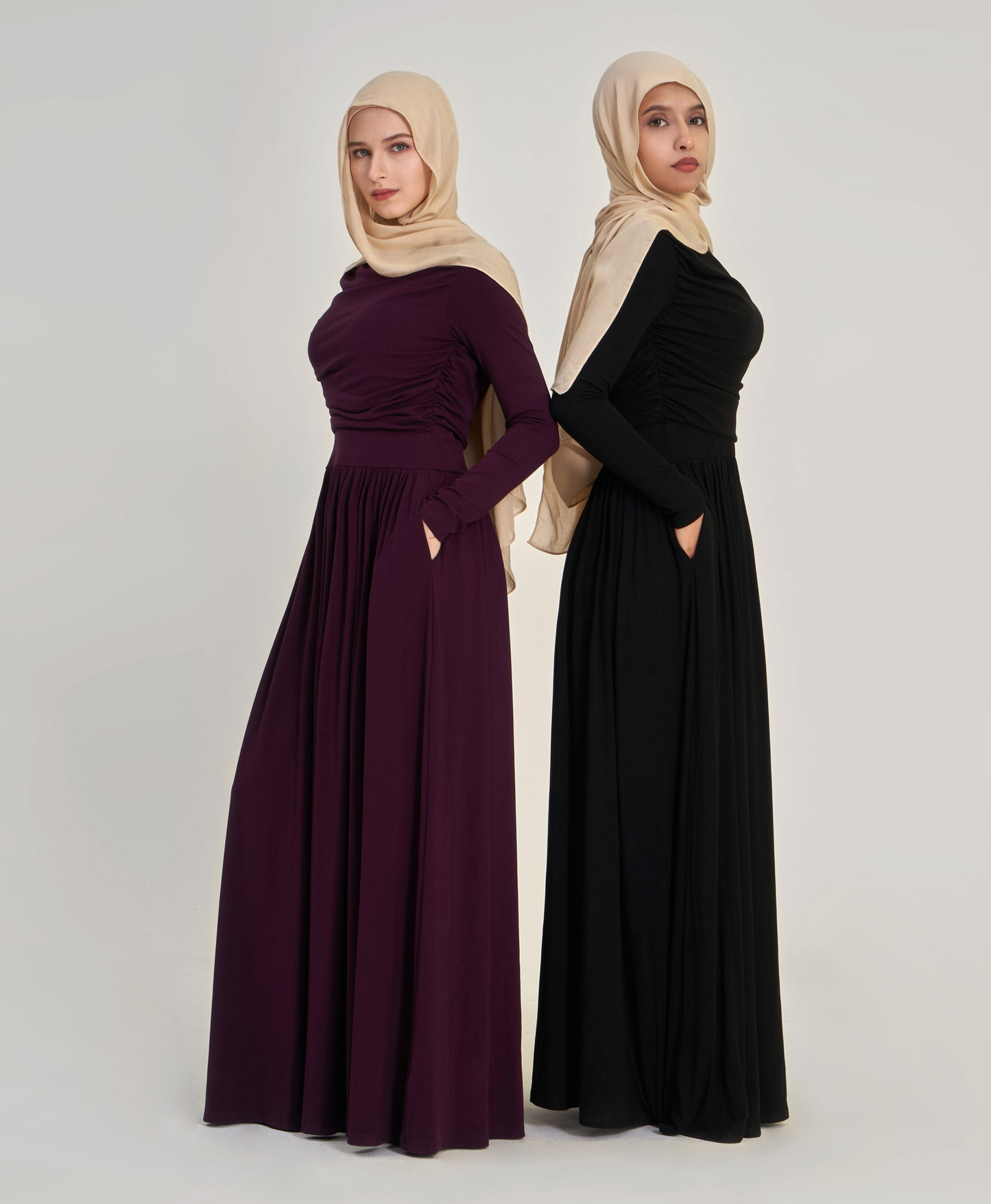Amara: Drape Dress